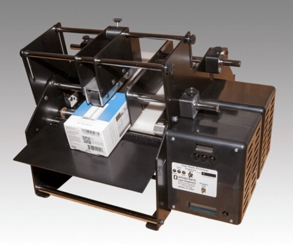 Dispensa-Matic Flat-Matic 12" Square Electric Label Applicator / Label Dispenser SKU: Flat-Matic-12 1 Flat-Matic-Dispensa-Matic