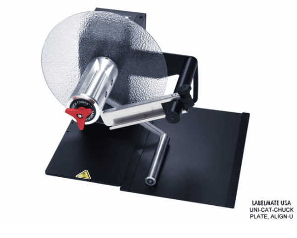 Labelmate Align-U Printer Plate for Multiple Rewinders / Unwinders and Printer Combos SKU: 81-112-0001 7 Labelmate Align-U universal printer plate 7