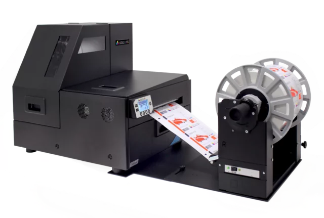 L801 Plus Printer 9 Afinia Label L801 Rewinder for roll to roll labeling