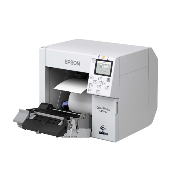 Epson C4000 / CW-C4000 ColorWorks Inkjet Label Printer (Gloss) SKU: C31CK03A9991 7 Epson C4000 Printer 6