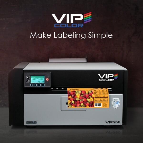 VIPCOLOR VP550 Bundle Color Label Printer w Water Resistant Ink & Unwinder SKU: VP-550Bundle 3 VIPCOLOR VP550 Bundle Color Label Printer w Water Resistant Ink & Unwinder SKU: VP-550Bundle - Image 3