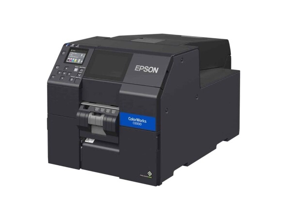 Wireless Enabled Epson ColorWorks CW-C6000P (Gloss) Color Inkjet Label Printer with Auto Peel and Present SKU: C31CH76A9971-WB 4 ColorWorks CW-6000P Product 02