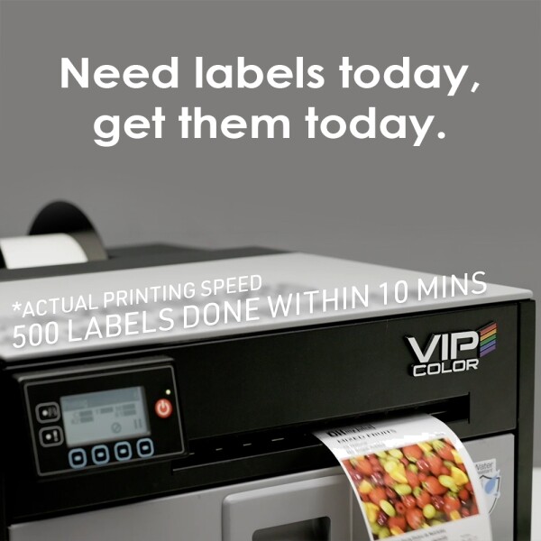 VIPCOLOR VP550 Bundle Color Label Printer w Water Resistant Ink & Unwinder SKU: VP-550Bundle 4 VIPCOLOR VP550 Bundle Color Label Printer w Water Resistant Ink & Unwinder SKU: VP-550Bundle - Image 4