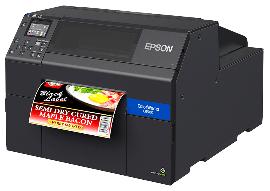 Epson ColorWorks CW-C6500A Gloss Color Inkjet Label Printer with Auto Cutter SKU: C31CH77A9991 1 Epson ColorWorks CW-C6500A Gloss Color Inkjet Label Printer with Auto Cutter