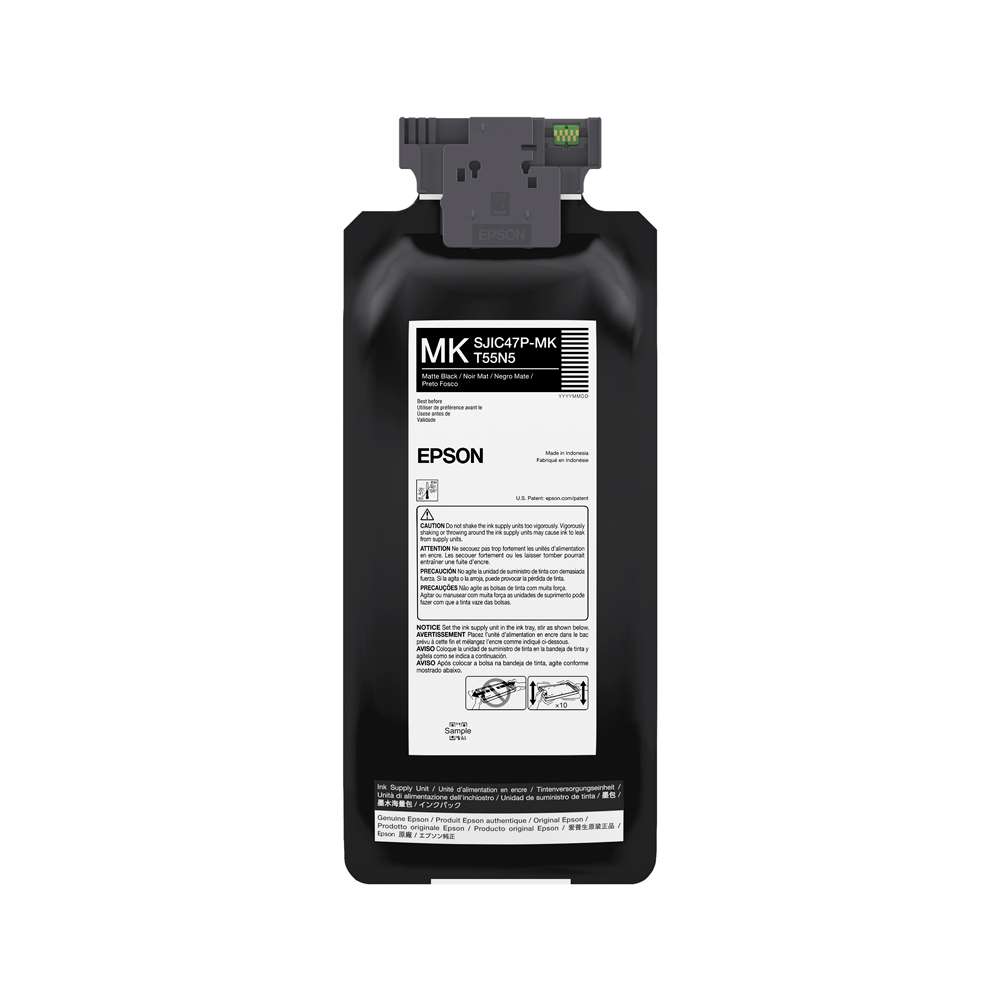 Epson ColorWorks C8000 Matte Black Ink Cartridge SJIC47P(MK) Matte Black Ink for C8000 Matte Printer SKU: C13T55N520 1 C8000_Matte-Black_Ink