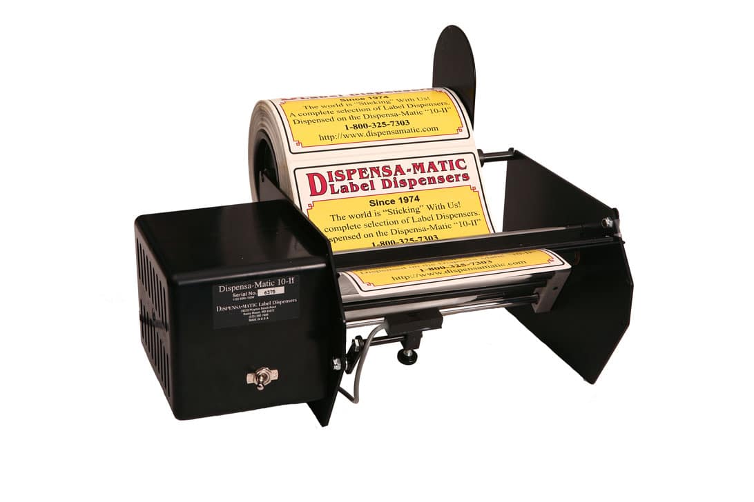 Dispensa-Matic DM 10 II Wide Format Label Dispenser with Switch, Up to 10" Wide SKU: Dispensa-Matic-10-II-Switch 1 Dispensa-Matic-10-II-Label-Dispenser