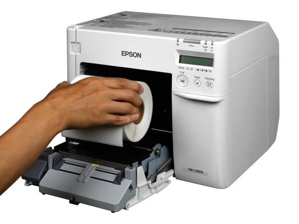 Epson ColorWorks C3500 Inkjet Color Label Printer SKU: C31CD54011 GTIN: 814420980046 5 Epson C3500 Printer 5