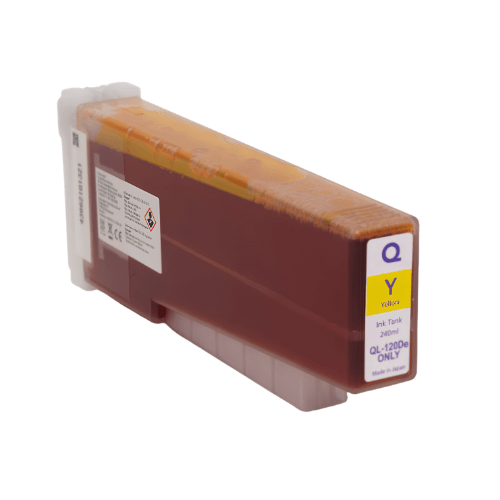 QuickLabel QL-120De Yellow Ink Cartridge SKU: 14831403 1 QuickLabel Ql-120De Yellow Ink
