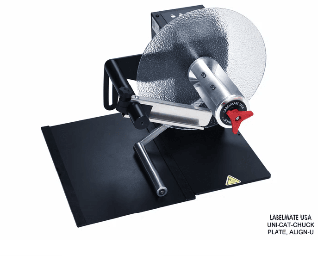 Labelmate Align-U Printer Plate for Multiple Rewinders / Unwinders and Printer Combos SKU: 81-112-0001 5 Labelmate Align-U universal printer plate 5